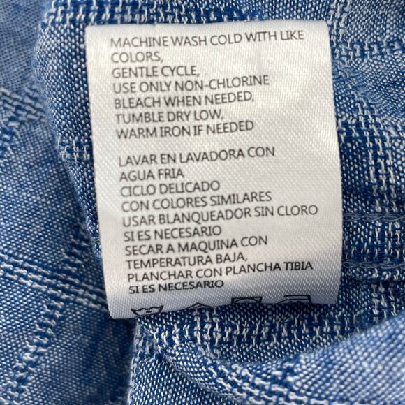 Weatherproof Vintage Men's Washable Linen Blend Button Down Shirt, Sz. XXL - Picture 6 of 9